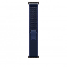 Apple Watch 49mm Trail Loop Blue Black Titanium Finish S/M