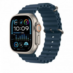 Apple Watch Ultra 2 Cellular 49mm Titanium Case with Blue Ocean Band