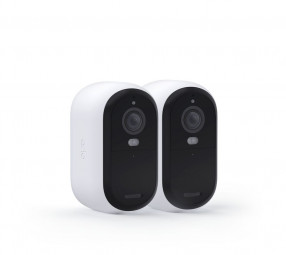 Arlo Essential (Gen.2) 2K Outdoor Security Camera (2 Camera Kit) White