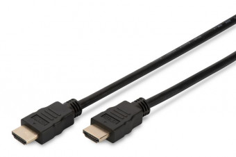 Assmann HDMI High Speed Ethernet connection cable type A M/M 5m Black