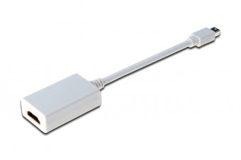 Assmann miniDisplayPort - HDMI Adapter/Converter cable 0,15m White