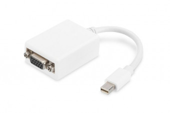 Assmann miniDisplayPort - VGA Adapter/Converter cable 0,15m White
