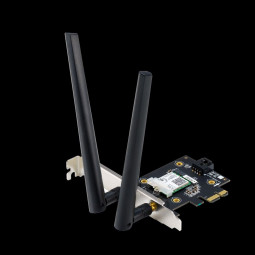 Asus PCE-AX3000 Dual Band PCI-E WiFi 6 (802.11ax). Supporting 160MHz Bluetooth
