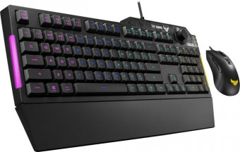 Asus TUF Gaming K1 RGB keyboard Black HU + M3 Gaming mouse Black