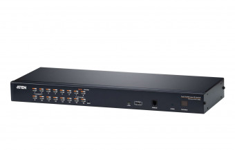 ATEN 1-Local/Remote Shared Access 16-Port Multi-Interface Cat 5 KVM over IP Switch