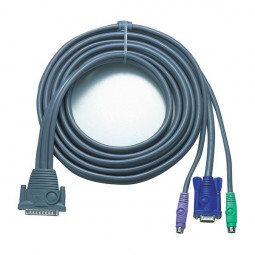 ATEN KVM Cable DB-25>PS/2 and VGA 3m Black
