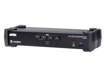 ATEN 4-Port USB 3.0 4K HDMI KVMP Switch with Audio Mixer Mode
