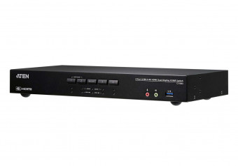 ATEN 4-Port USB 3.0 4K HDMI Dual Display KVMP Switch