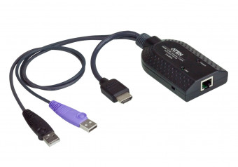 ATEN KA7168 USB HDMI Virtual Media KVM Adapter with Smart Card Support
