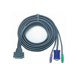 ATEN KVM Cable DB-25>PS/2 and VGA 5m Black