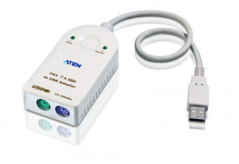ATEN UC100KMA PS/2 to USB Adapter with Mac support (30cm) White