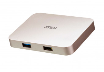 ATEN UH3235 USB-C 4K Ultra Mini Dock with Power Pass-through