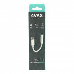 Avax AD300 CONNECT Type C-3.5 Jack adapter White