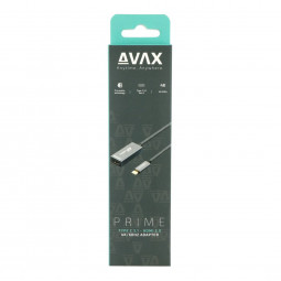 Avax AD903 PRIME Type C - HDMI 2.0 4K/60Hz Cable Black