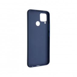 FIXED Back rubberized cover Story for Realme 7i, blue