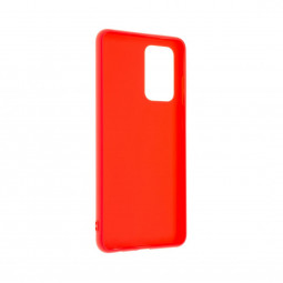 FIXED Back rubberized cover Story for Samsung Galaxy A52, red