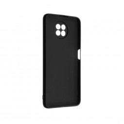 FIXED Back rubberized cover Story for Xiaomi Redmi Note 9T, black