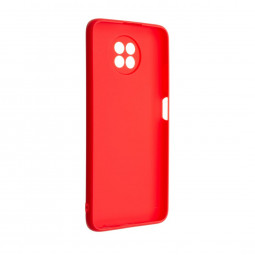 FIXED Back rubberized cover Story for Xiaomi Redmi Note 9T, red