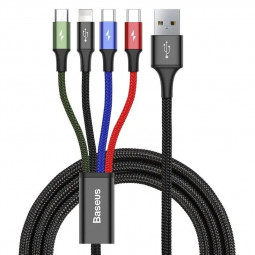 Baseus Fast 4in1 USB Cable 1,2m Black