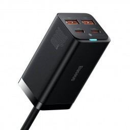 Baseus GAN3 Pro 2xUSB-C/2xUSB-A 100W Universal Fast Charger Black