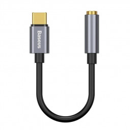 Baseus L54 USB-C - Mini Jack 3,5 mm Audioadapter 0,9m Grey