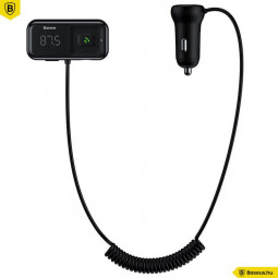Baseus S-16 FM Transzmitter Black