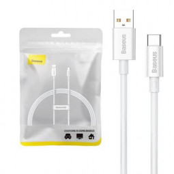 Baseus Superior USB-A USB-C Cable 1m White