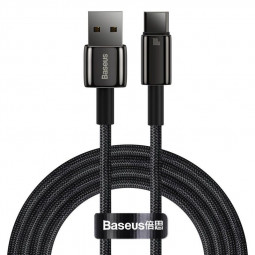 Baseus Tungsten Gold USB-A - USB-C 100W Cable 2m Black