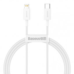 Baseus USB-C to Lightning Cable 1m White