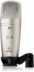 Behringer C-3 Dual-Diaphragm Studio Condenser Microphone Grey