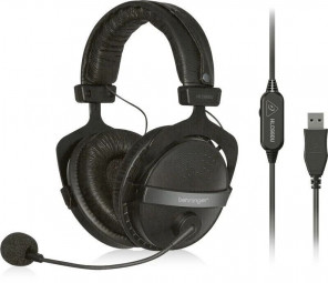 Behringer HLC660U USB headphones with built-in microphone Black
