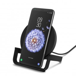 Belkin Boost Charge 10W Wireless Charging Stand 10W (AC Adapter Not Included) Black