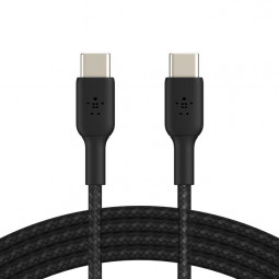 Belkin BoostCharge Braided USB-C to USB-C Cable 1m Black
