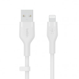 Belkin BoostCharge Flex USB-A Cable with Lightning Connector 2m White
