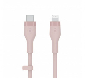 Belkin BoostCharge Flex USB-C Cable with Lightning Connector 3m Pink