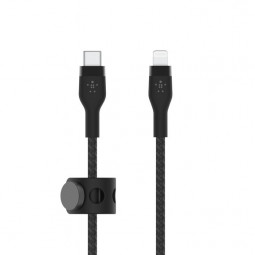 Belkin BoostCharge Pro Flex USB-C Cable with Lightning Connector 1m Black