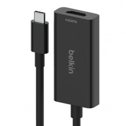 Belkin Connect USB-C to HDMI 2.1 Adapter (8K, 4K, HDR compatible) Black