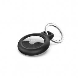 Belkin Secure Holder with Key Ring for AirTag 2-Pack Black