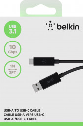 Belkin USB3.1 USB-C to USB-A 3.1 Cable 1m Black
