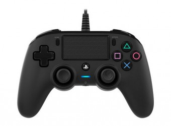 Bigben Interactive Nacon vezetékes kontroller fekete színben (PS4)
