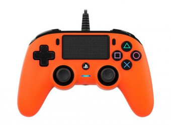 Bigben Interactive Nacon vezetékes kontroller narancssárga színben (PS4)