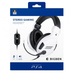 Bigben Interactive Stereo Gaming Headset V3 Fehér (PS4)