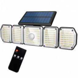 Blitzwolf SM-OLT2 napelemes kültéri LED fali lámpa