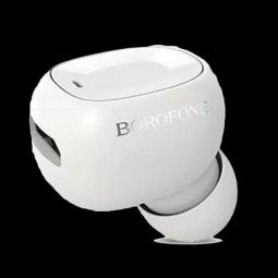 BOROFONE BC28W Shiny Mini Bluetooth Headset White