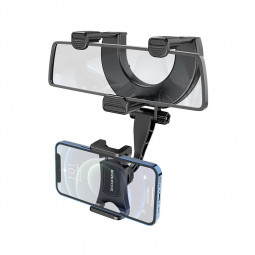 BOROFONE BH49 Rearview Mirror In-Car Phone Holder Black
