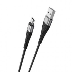 BOROFONE USB-A to USB-C male/male cable 0,25m Black