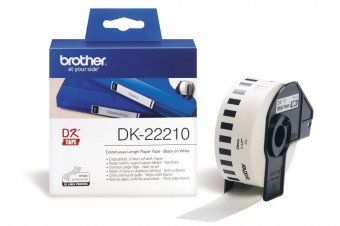 Brother DK-22210 folytonos szalagcímke 29mm x 30,48m öntapadós White