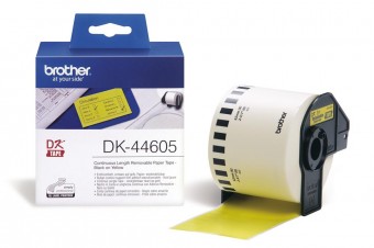 Brother DK-44605 öntapadós címke 62mm x 30,48mm Yellow