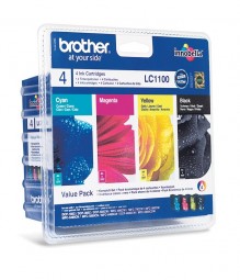 Brother LC1100 normál kapacitású kit (Cyan, Magenta, Yellow, Black)