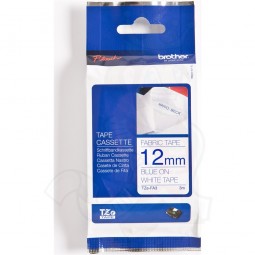 Brother TZE-555 laminált P-Touch szalag (24mm) White on Blue - 8m
